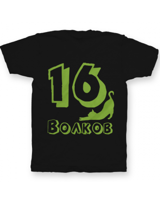 Именная футболка с шрифтом с тенью и кошечкой #53